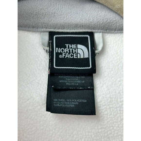 The North Face Women’s Size Medium Off White Softshell Full Zip Jacket - Picture 8 of 16